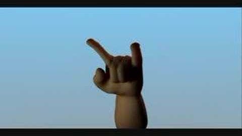 Blender Armature test with Hand