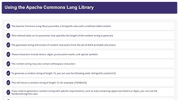 Generate Random String In Java - final output