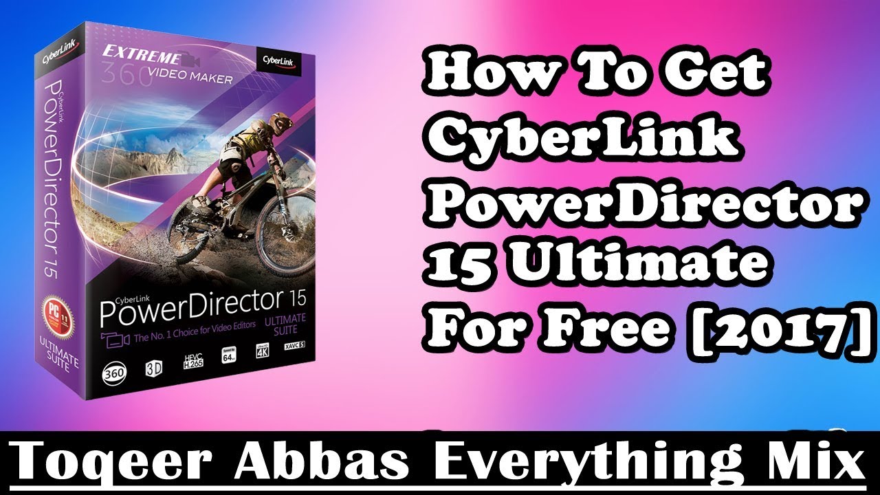 cyberlink powerdirector 15 keygen only