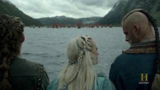 Vikings - King Harald and Halfdan Arrive In Kattegat [Season 4B Official Scene] (4x12) [HD]