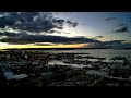 Auckland Viaduct Sunset · 18 May 2026 · 4K Live Cam