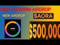 NEW CRYPTO AIRDROP AORA NEW AIRDROP AORA 