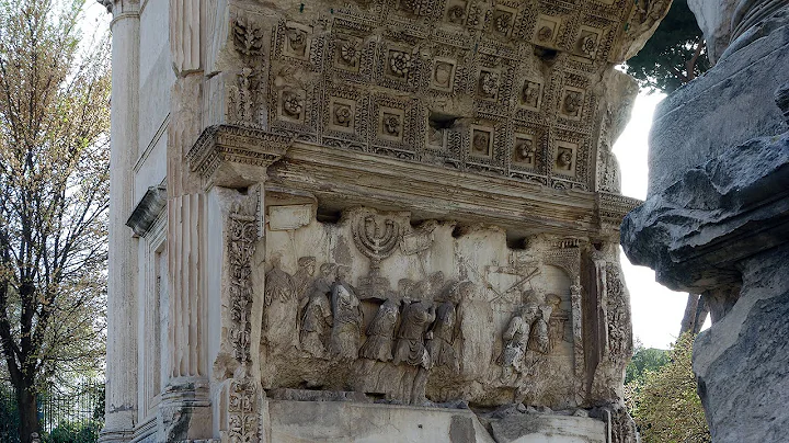 Relief from the Arch of Titus, showing The Spoils of Jerusalem being brought into Rome - DayDayNews