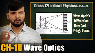Class 12th Physics Wave Optic's Diffraction How Dark Fringe Forms, (1st Dark)
