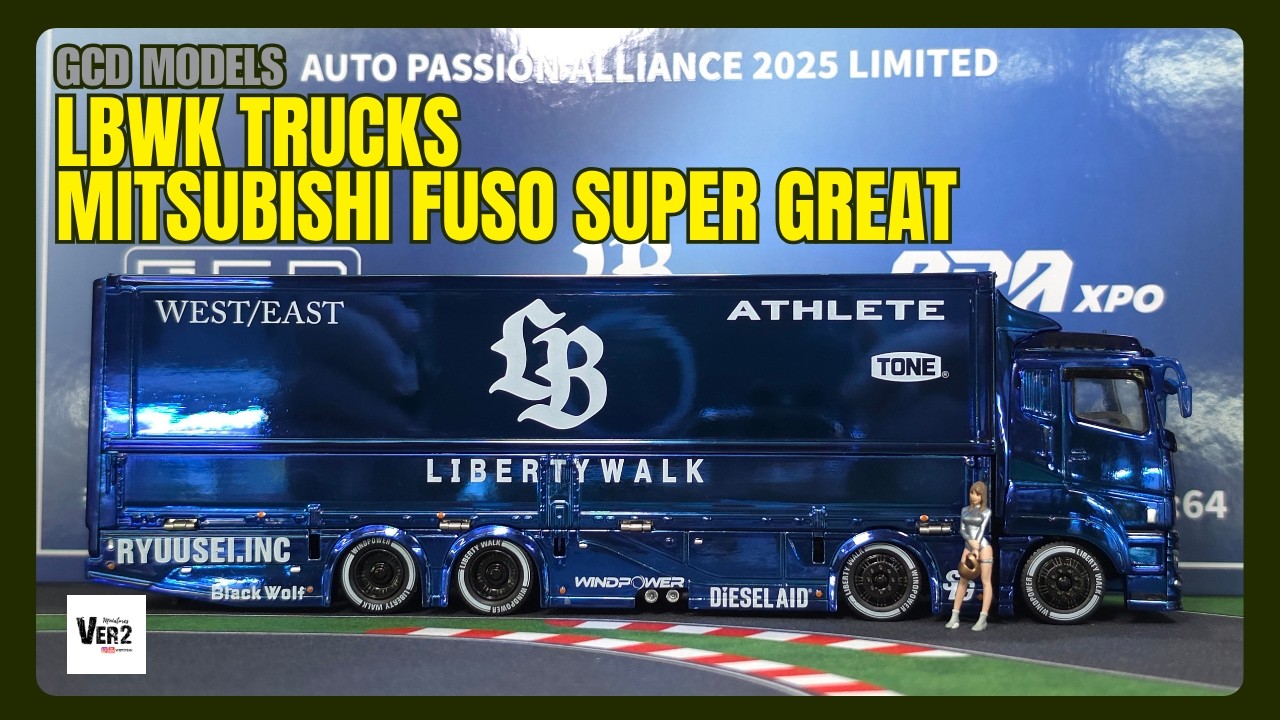 The JDM Truck You NEED: 1.64 GCD Fuso Super Great (Chrome Blue