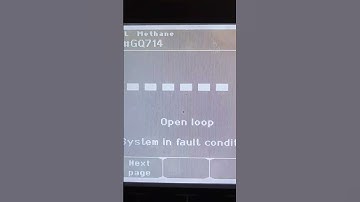 MX43 Gas Detector | MX43 Open Loop Fault Indication - Industrial Touch