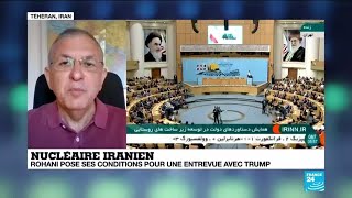 Nucléaire iranien : Rohani pose ses conditions pour une entrevue avec Trump