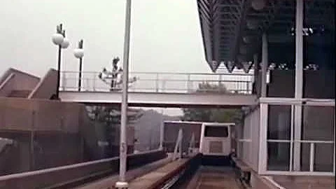 Riding the Morgantown PRT (Personal Rapid Transit) in 1995