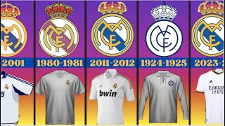 Real Madrid evolution jersey 1902-2024 | History jersey football