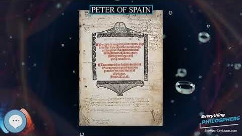Peter of Spain 👩‍🏫📜 Everything Philosophers 🧠👨🏿‍🏫