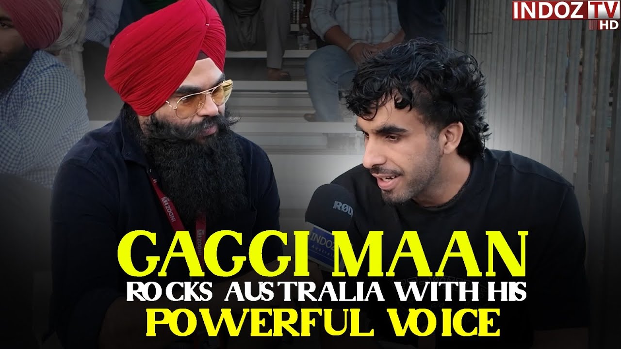 Gaggi Maan Rocks at Sikh Games Sydney 2025 | Indoz TV