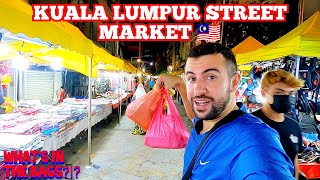 KUALA LUMPUR STREET MARKET Clothes Food & More Open Once A Week Malaysia 2022