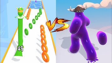 Blob Runner 3d🌟VS Long Neck Run:All Levels Gameplay Walkthrough Android ,IOS Mix Trailer NEW UPDATE