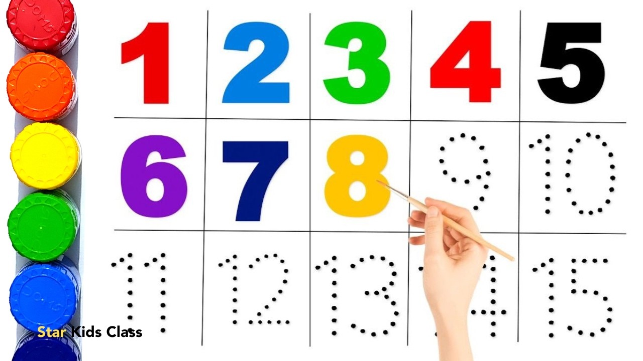 Learn to count, One two three, 123 Numbers, 123, 1 to 100 counting, abc, a to z alphabet - 157