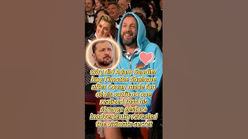 Why did Adam hug timothee after Conan made fun of his outfit?#celebrities #star #adamsandler #trump