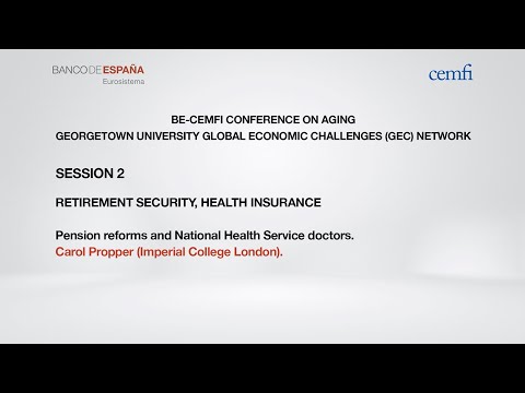 Pension reforms and National Health Service doctors (Carol Propper, Imperial College London)