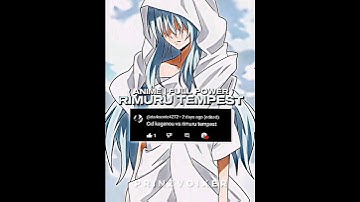 Cid Kagenou vs Rimuru Tempest | Requested by @darksonic4272 #edit #anime #debate #animeedit