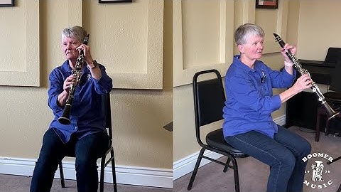Clarinet Lesson Two: Posture and Creating Sound