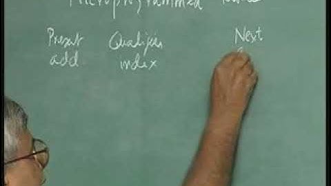 Lecture 22 - Microprogrammed Design(Contd)