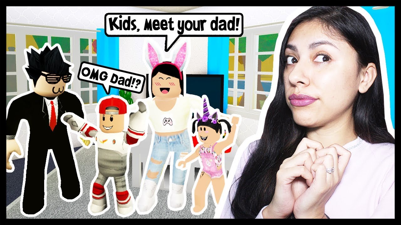 My Kids Met Their Dad For The First Time Roblox Roleplay Youtube - zailetsplay roblox bloxburg kids