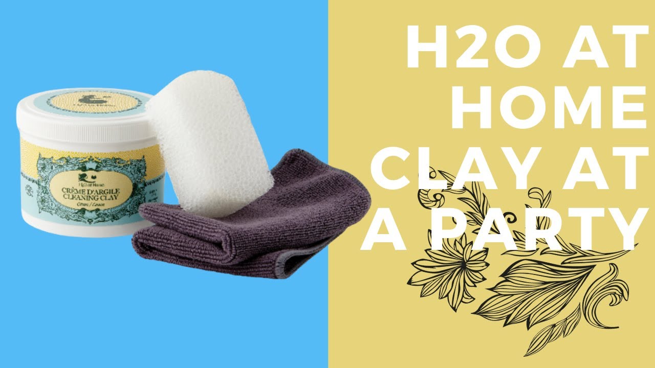 Demoing The H2o At Home Clay Kit At A Party