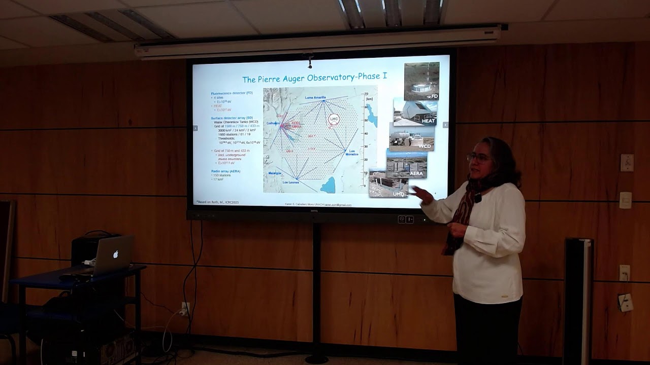 Seminario del Depto de Fís|El Observatorio Pierre Auger|Karen Salome Caballero