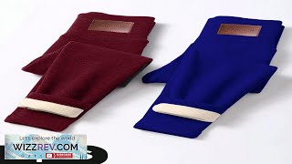 2PCS Thermal Lined Leggings Women Thick Soft High Waisted Black Tummy