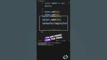 JAVASCRIPT SETS ARE CRAZY!!! #shorts