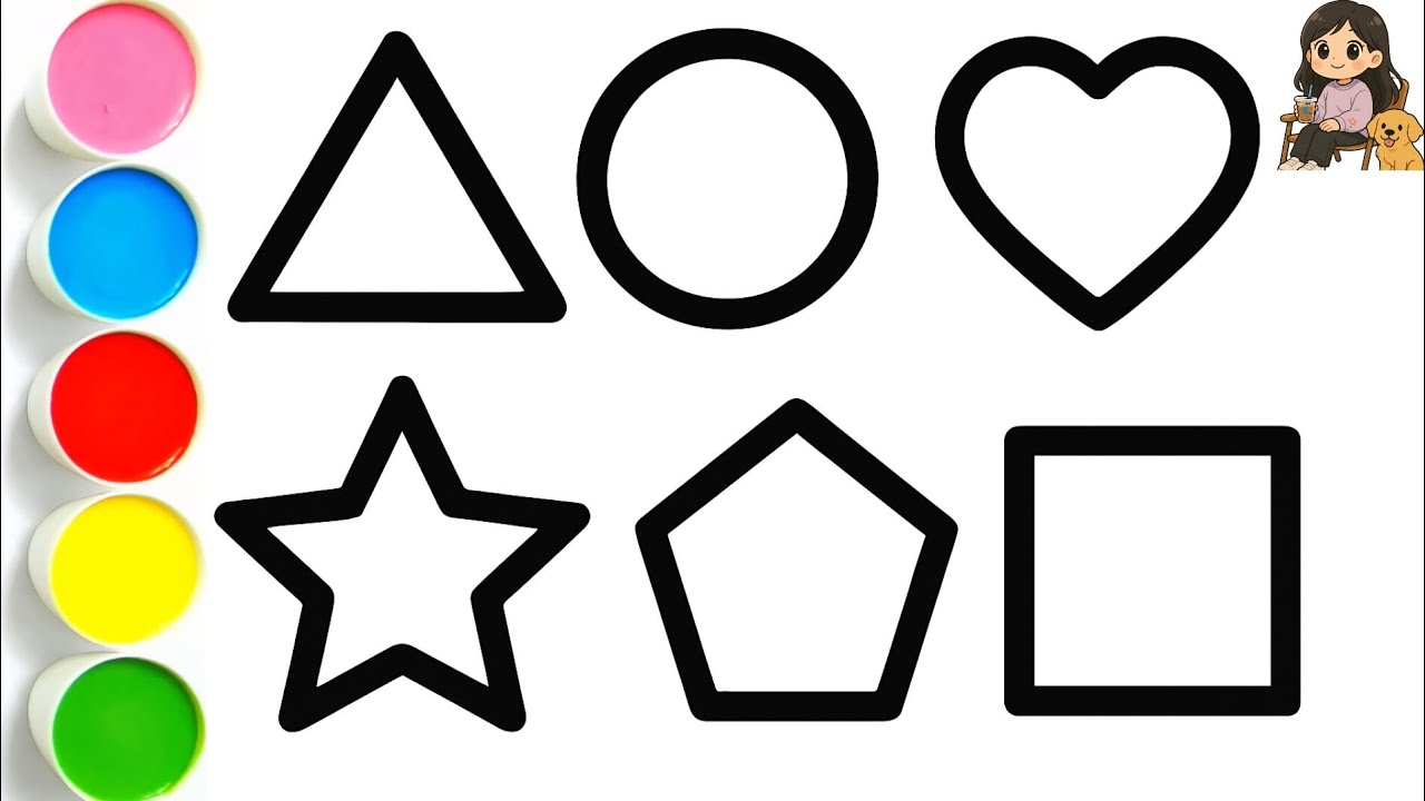 Learn Shapes, Colors, Educational Video for Kids | Pre-school Learning for Toddlers