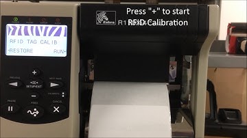 RFID Calibration procedure R110Xi4