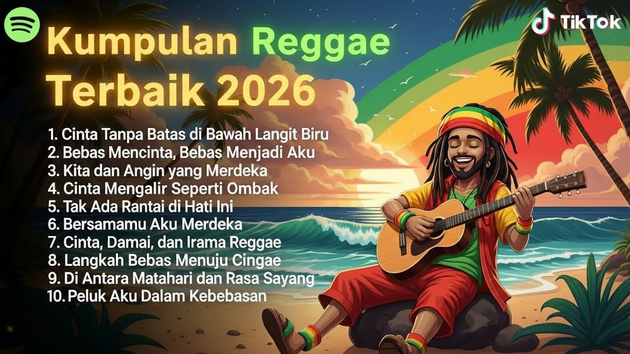 REGGAE FULL ALBUM 2026 🌴 Lagu Reggae Tentang Kebebasan & Cinta Penuh Makna 🎵 Lagu hits 2026
