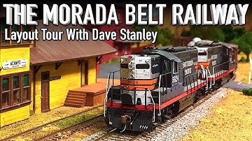 Morada Belt Railway HO Scale Model Railroad Layout Tour With Dave Stanley