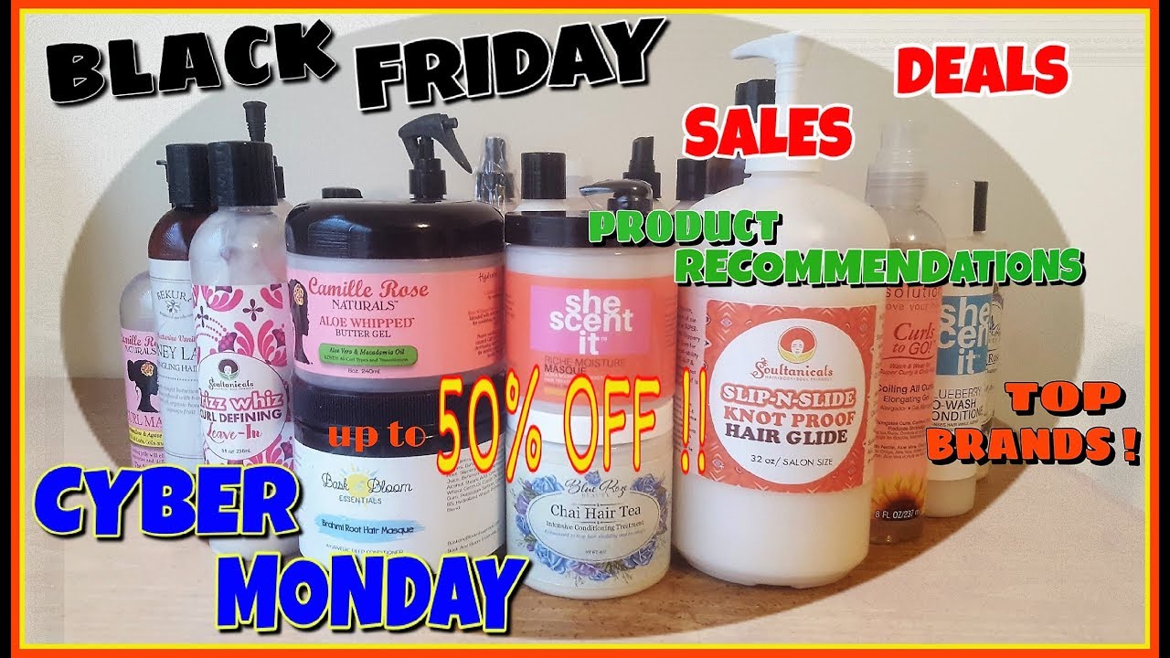 Best Natural Hair Product Deals For Cyber Monday Black Friday