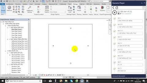 Xếp bản vẽ trong Revit bằng dynamo - Tập học Revit kết cấu