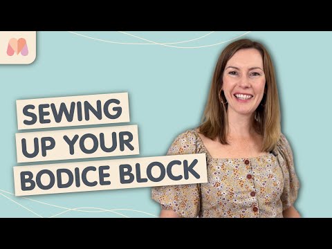 Pattern Drafting For Beginners Part 22 – Sewing up Your Bodice Block