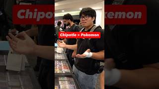 He SOLD His Cards for CHIPOTLE 😭 #pokemoncards #pokemontcg