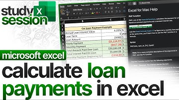How To Calculate Loan Payments & Savings Goals In Excel | PMT() Function