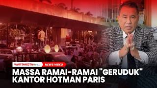 Massa Demo Kantor Hotman Paris, Soroti Ucapan yang Dinilai Merendahkan Wartawan'.