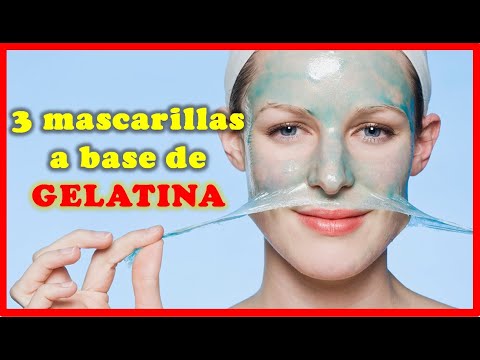 Video: Mascarillas faciales con gelatina para tensar la piel del rostro