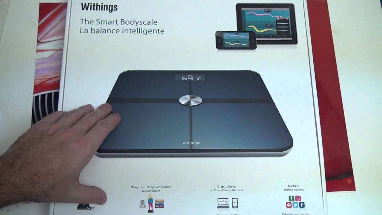 Withings WiFi Smart Body Scale Unboxing - YouTube