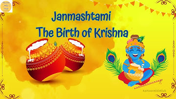Janmashtami Story for kids | Indian Mythology Stories |  Story of Krishna Janmashtami |