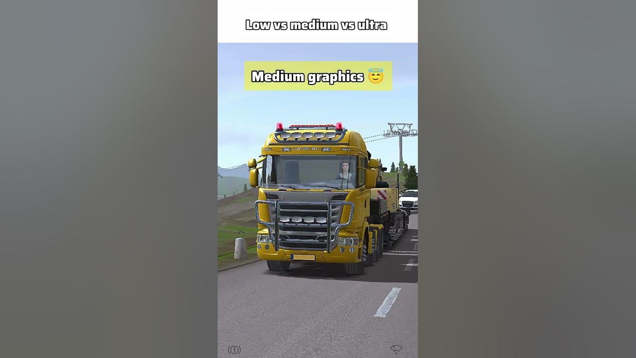 different graphics comparison Truckers of Europe 3