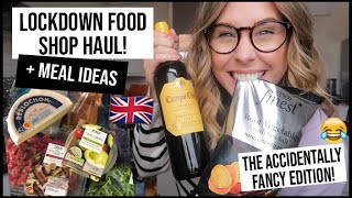 Tesco Lockdown Food Haul for 2 with Fancy Meal Ideas! £30 per person...plus booze! | xameliax