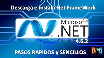 Como descargar e Instalar el Net Framework 4.6.2 Fácil y Rápido - Offline