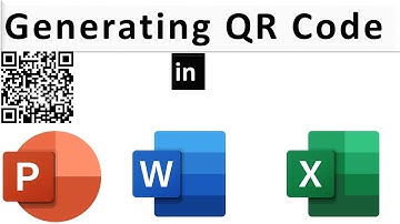 How To Create QR Code Using Microsoft PowerPoint, Word and Excel