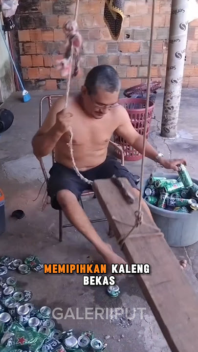 Download lagu Easy Way to Flatten Used Cans #shorts