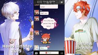 SAERAN & SAEYOUNG BIRTHDAY CHATS【MYSTIC MESSENGER】
