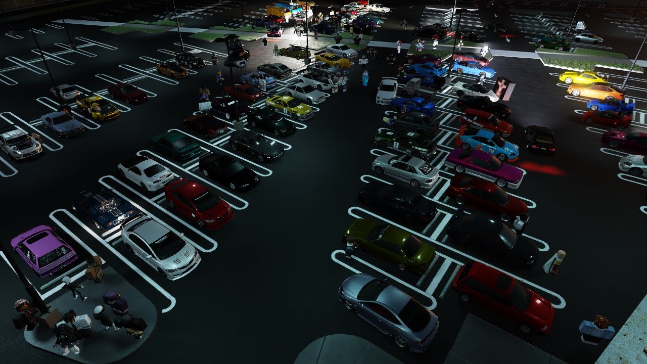100 Player Car Meet/Event on Midnight Racing: Tokyo [Roblox] - Ricer ...