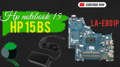 HP Notebook - 15-bs dead | la-e801p no power |