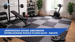 Arrowzoom Interlocking Sound Absorbing Floor Mats Review Puzzle Acoustic Tiles Kk1470